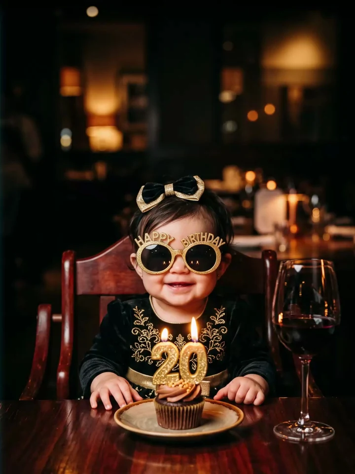 Baby Birthday AI video template